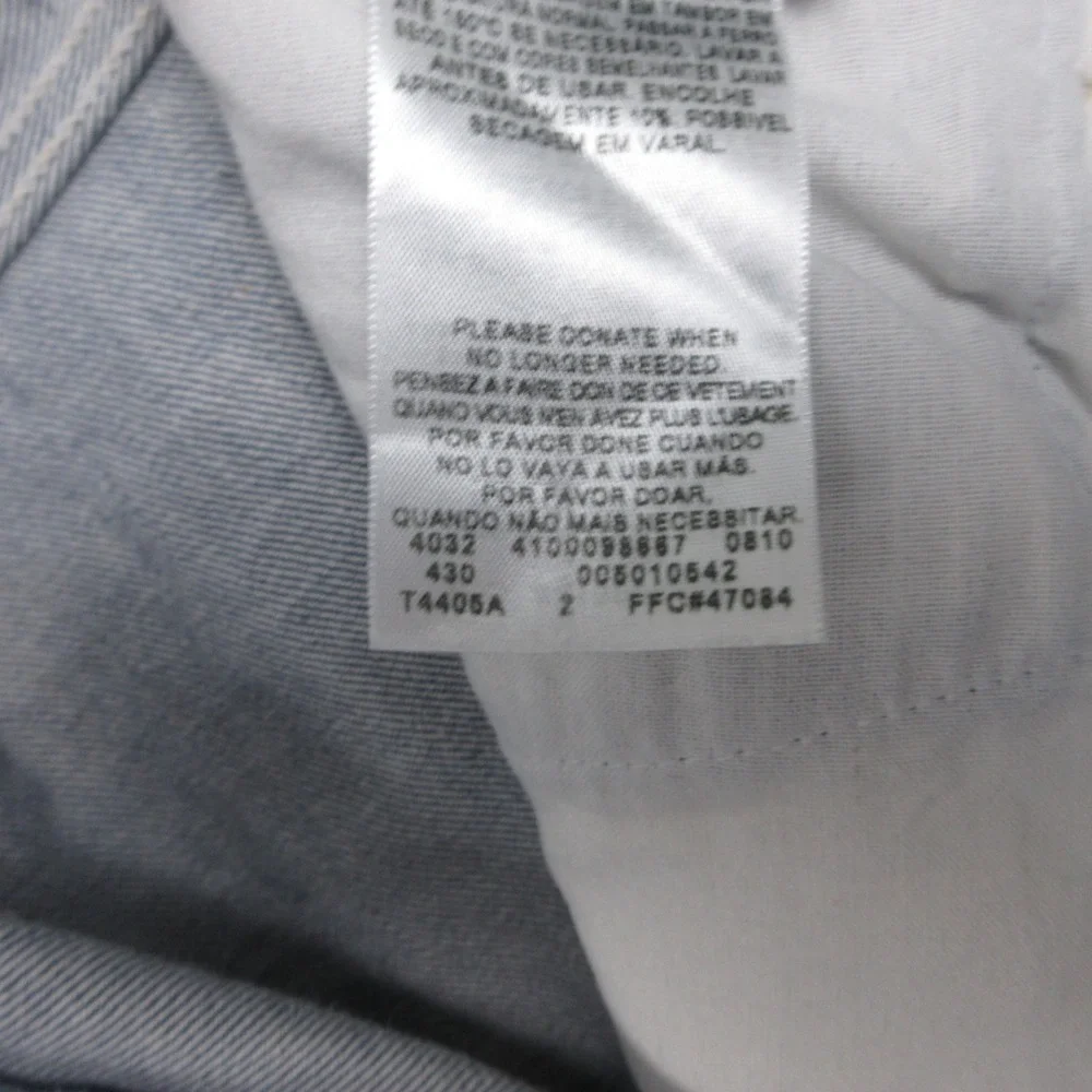 Levis‎ Jeans Mens 34x29 (Tag 36x32) Blue 501 Button Fly Original Straight Denim